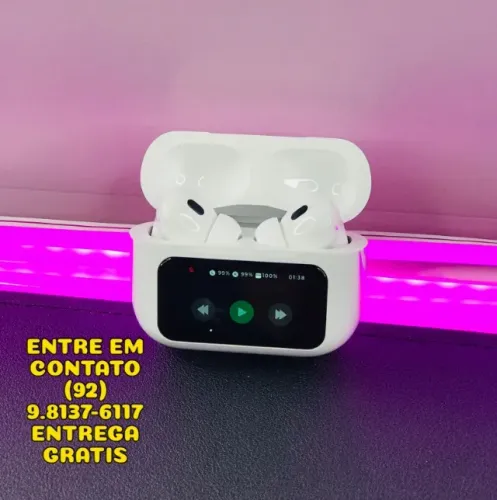 Fone de Ouvdio Bluetooth Sem Fio Com Tela Toutch - Entrega das 9 até 22hrs