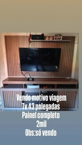 Tv 43 polegadas e painel 