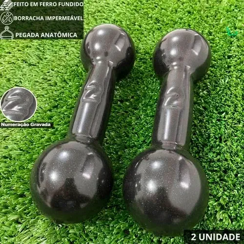 Halteres e Caneleira de 2Kg
