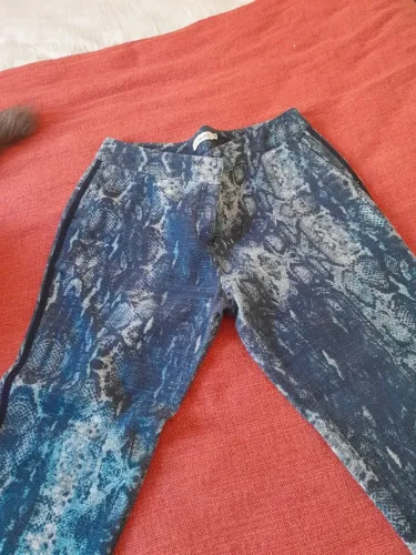 Calça Le Lis Blanc feminina azul
