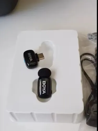 Microfone de Lapela Boya Mini USB-C