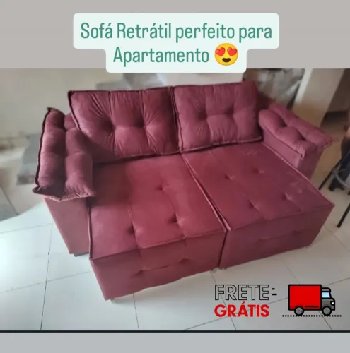 Excelente Oferta do Dia Sofá Retrátil com Frete Grátis ?