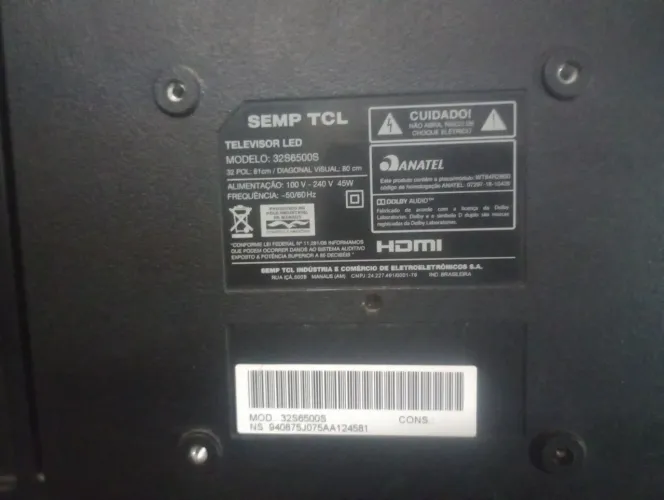 Placa Semp TCL 32 polegadas - 32S6500S