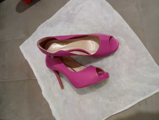 Salto Alto Rosa Pink Gabriela