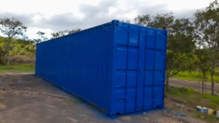 Conteiner 12m restaurado pintado