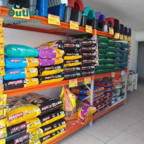 Mini porta pallet - estante para casa de ração