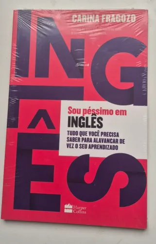 Livro "Sou péssimo em Inglês" - Carina Fragozo - Lacrado