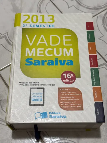 Vade Mecum Saraiva 2013 2º semestre