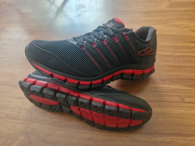 Tênis olympikus preto/vermelho original 