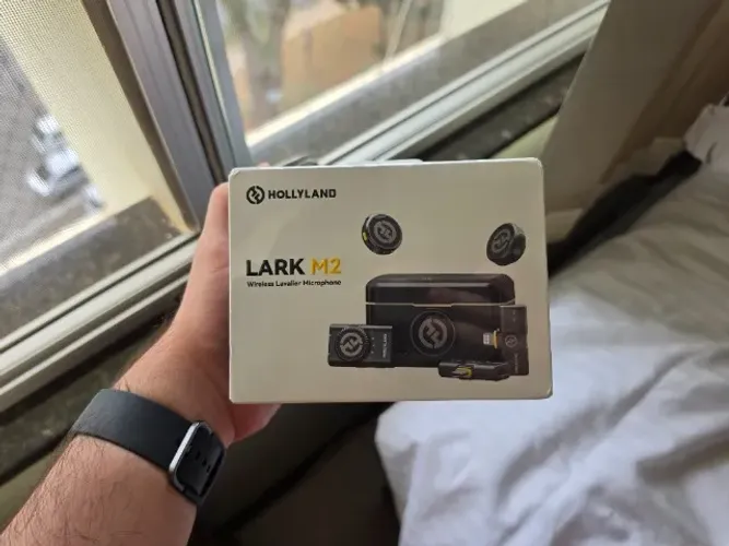 Microfone de Lapela Hollyland Lark M2 Combo Lacrado com NF Aceito Cartão