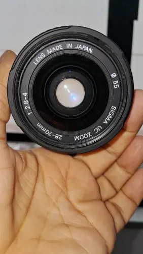 Lente Sigma UC Zoom 28-70mm 1:1.8- 4 MADE in JAPAN + filtro CLOSE-UP + 4 + filtro UV 55mm