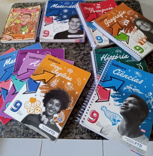 Livros 9°Ano Saber + FTD kit Completo 