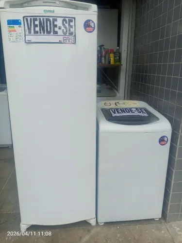 KIT Geladeira e Máquina 