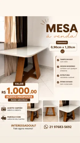Venda de mesa