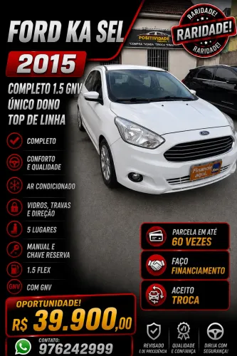 Ford KA+ Sedan 1.5 SEL 16V Flex 4P 2015