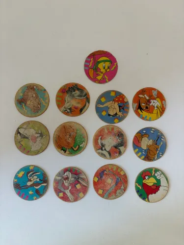 Lote 13 Super Tazos Looney Tunes Elma Chips 1997