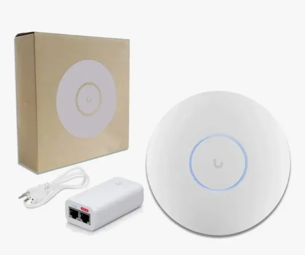 Access Point Ubiquiti Unifi u6+ novo com fonte