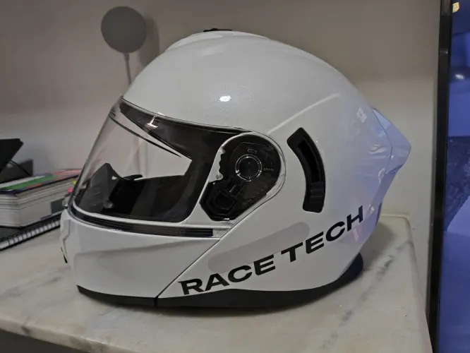 Capacete race tech articulado