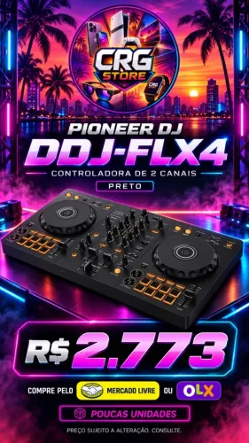 Pioneer DJ DDJ-FLX4 controladora Lacrada 