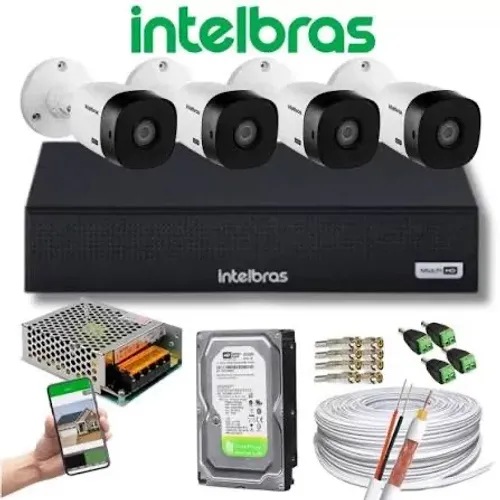 Câmeras intelbras + instalação grátis