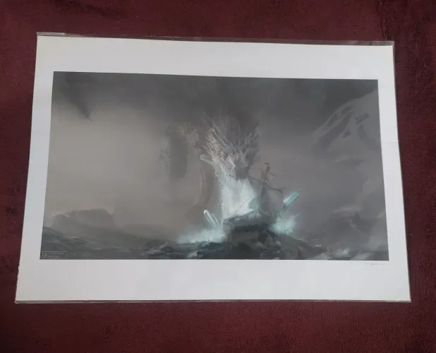 Gravura Limitada Unseen Westeros Game Of Thrones Assinada