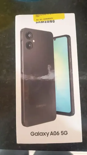 Celular Galaxy A06 novo, está lacrado com nota