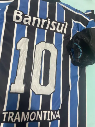 Kit grêmio . Camisa, boné e baldes pipoca 