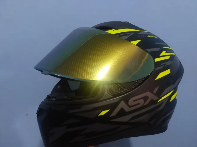 CAPACETE ASX DOURADO 58