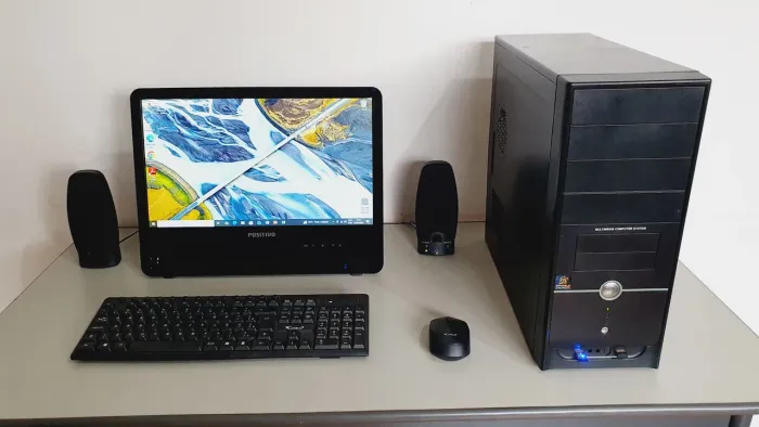 Computador Completo I5 8 Gb Ssd+Hd Monitor 22 Polegadas com Garantia