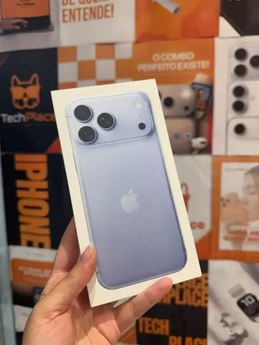 IPhone 18 Pro Max 256gb azul novo lacrado - retire em loja física na Savassi