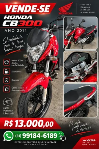 Moto Honda CB 300
