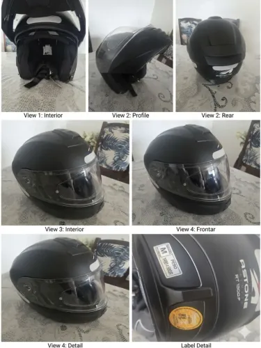 Capacete Astone helmets RT1300f escamoteável em excelente estado