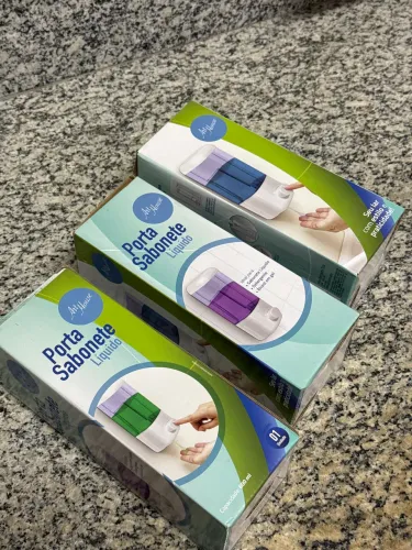 Porta sabonete líquido parede 600ml branco