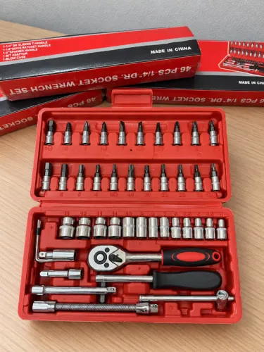 Caixa de Ferramentas 46 Peças (Ótimo Estado)