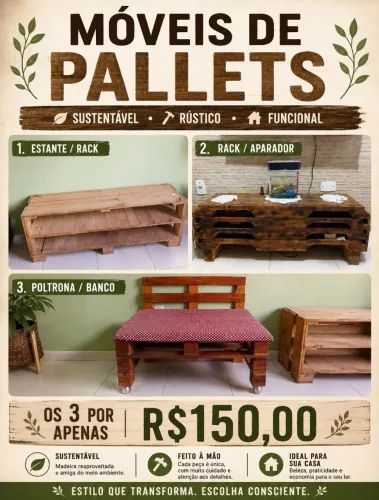 MÓVEIS DE PALLETS