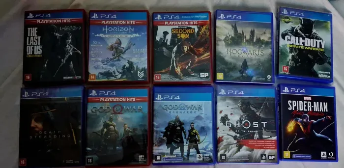 Lote jogos playstation 4
