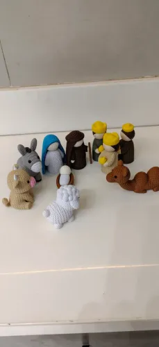 PRESEPIO MINIMALISTA PROJETO 3d, exclusivo 10 peças 7cm
