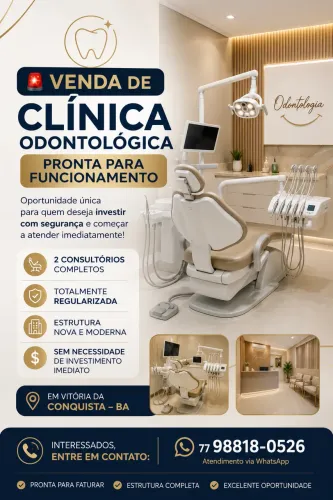 VENDA DE CLÍNICA ODONTOLÓGICA