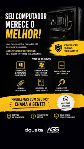 Seu PC está lento? Formatação, SSD, Limpeza e Upgrade | Vitória da Conquista