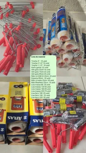 PRODUTOS PARA PINTURAS