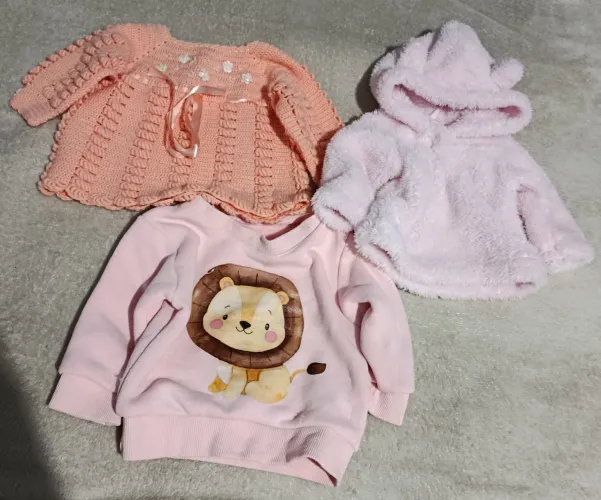 3 casacos P menina