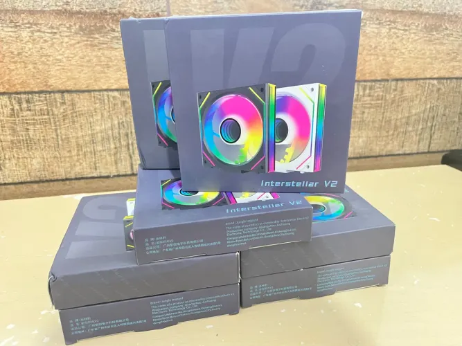 KIT 7 FANS VENTOINHA DE ENCAIXE JUNGLE LEOPARD INTERSTELLAR V2 - NA CAIXA NOVAS!