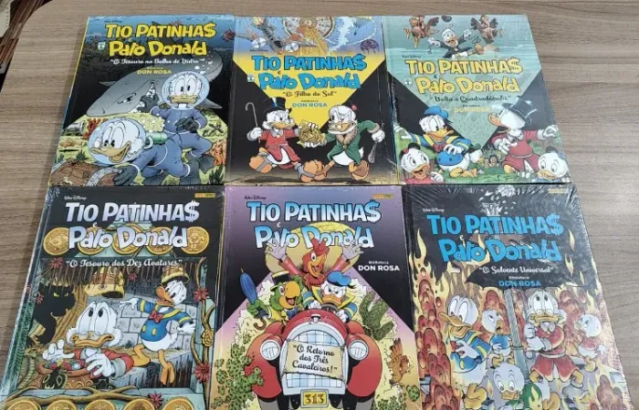 Biblioteca Don Rosa - 6 volumes (incluindo Solvente Universal e Tesouro dos Dez Avatares)