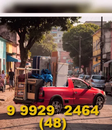 Frete em Pedra Branca, Centro, Bela Vista, Palhoça, Pagani e Aririú. Josimar.