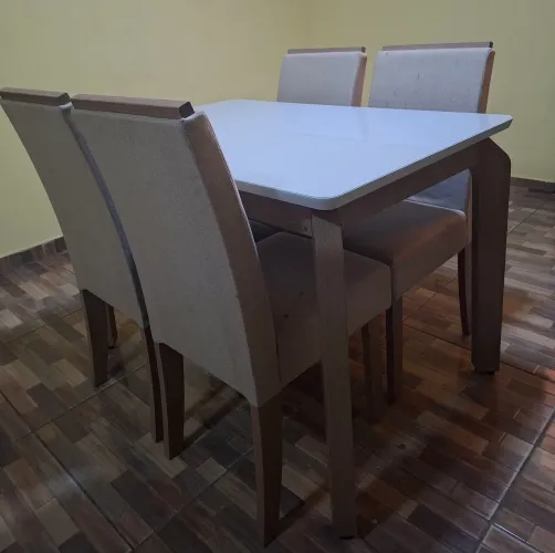 Mesa Jantar 4 Cadeiras Kappesberg (OPORTUNIDADE)
