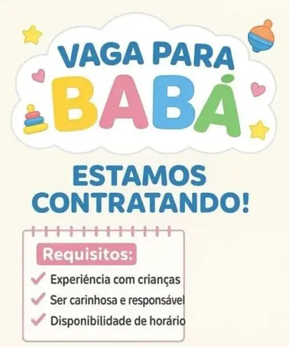 FUNCIONÁRIA PRA MORAR