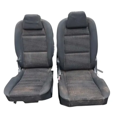 Par Bancos Traseiro Peugeot 307 Sw 2004 2005 2006 2007 2012 Preto