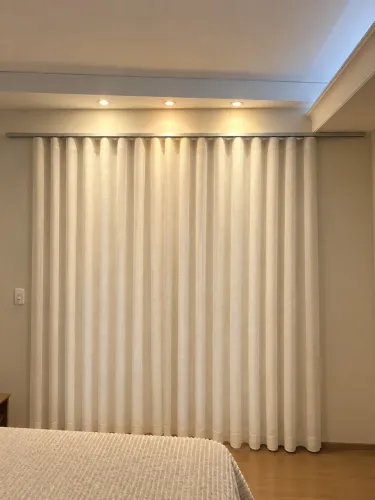 Cortina de linho com forro - Estilo Wave ?