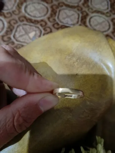 Aliança  de Ouro 18k 750