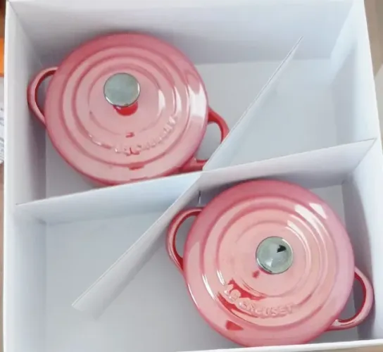 Set Cocottes Metallics Cereja Le Creuset